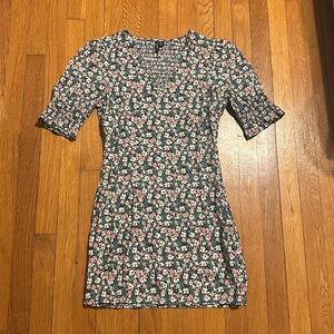 Vero Moda Floral Puff Sleeve Mini Dress Women’s S